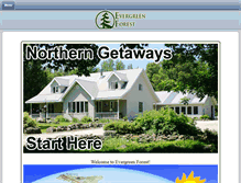 Tablet Screenshot of evergreen-bed-and-breakfast.com